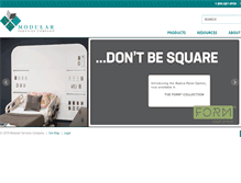 Tablet Screenshot of modularservices.com